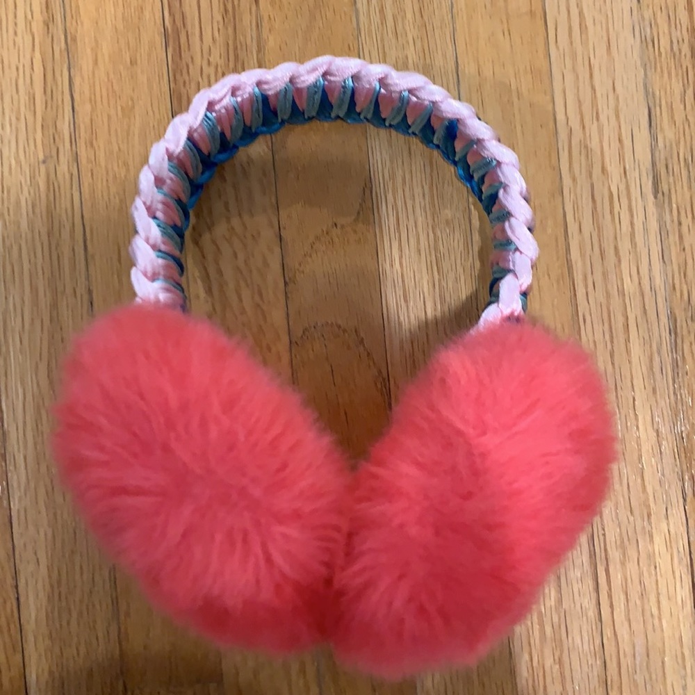 Pink Fluffy Earmuffs for girls